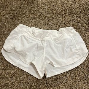 Lululemon Speed Up Low-Rise Lined Short 2.5” - White